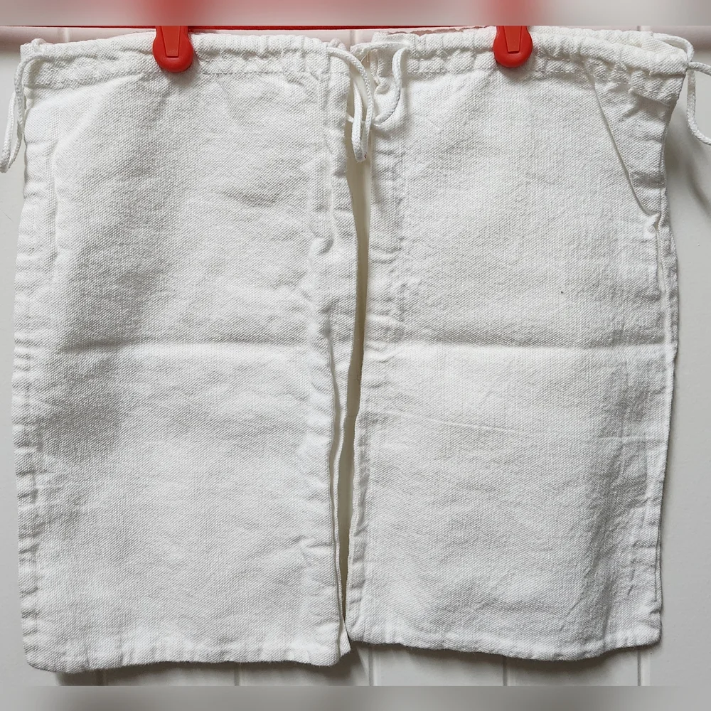Chloé White Drawstring Dust Bag Set of 2